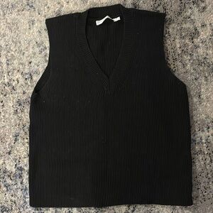 3/$25 black v neck sweater vest